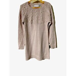 Girls Pink Pearl Sweater Dress M (5-6) Children’s Place NWT